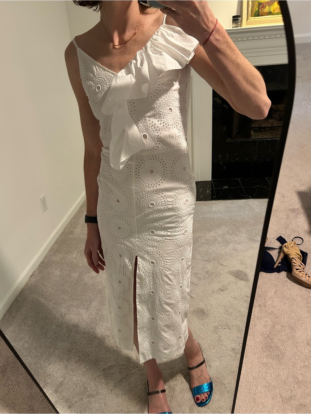 Nina Ricci eyelet dress
